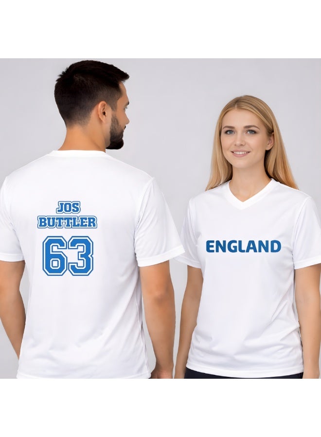 PRINTSHOP4ME England Unisex Sports Dry-Fit Jersey - Perfect for England Sports Fans - Comfortable and Stylish England Jersey for Adults - Image 4